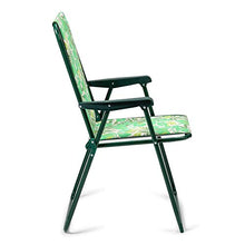 Solenny 50001001155151 50001001155151-Sedia pieghevole da giardino con imbottitura e schienale alto