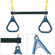 RSGK I Bambini Esercitano Anelli per Il Fitness, Appendiabiti da Portico E Combinazione di Anelli per Ginnastica, Giocattoli per Bambini sulla Terrazza Interna Ed Esterna