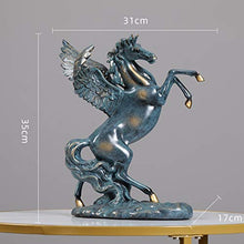 Porta Bottiglie da Vino Vino Titolare Statua Bottiglia di Vino Titolare Statua d'Epoca Creativa Flying Wine Cavallo Cremagliera Scultura Accessori Armadietto del Vino Soggiorno Casa della Cremagliera