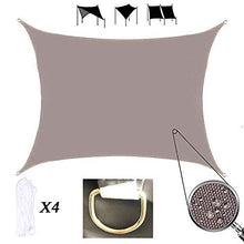 MLL Tenda da Sole Portatile, Tenda da Sole, Tenda da Sole, Tenda da Sole Rettangolare, Tenda da Sole per pergolato residenziale, Posto Auto Coperto con Kit