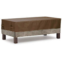 Set di mobili da giardino per esterni 122X71X33cm, Coprisedili per mobili da giardino, Copritavolo rettangolare per patio, Tessuto resistente all'acqua, Antipolvere per pioggia e neve, per set di
