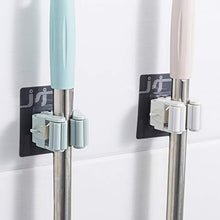 ZXCASDF Sano Ed Ecologico Titolare Gancio Mop Carta Scopa Fibbia Forte Portante Seamless Non Perforata Fermaglio Mop WC Parete Resistente E Durevole Montare Gancio,Verde