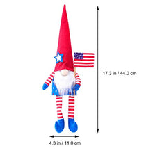 Amosfun Patriottica GNOME Copertura della Bottiglia di Vino Bottiglia di Vino Tomte Svedese Toppers Independence Day Decorazione della Tavola Luglio 4Th Favore di Partito Rosso