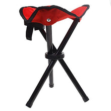 Sedia pieghevole portatile campeggio all'aperto giardino viaggio tela treppiede sgabello sedia - colore casuale