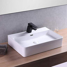 William 337 WYZ Lavandino del Bagno, Piazza Ultrasottile Bacino di Arte del controsoffitto della Famiglia Lavabo Art Bacino (Senza Rubinetto) -60x42x13.5cm Room