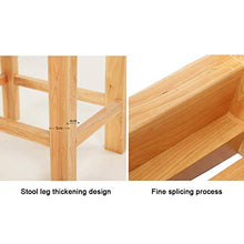 XD Sgabello da Bagno Sgabello da Bagno Sgabello in Legno Cedar Panca Sgabello da toeletta Sgabello Quadrato Sgabello da Bagno Sgabello con Superficie a doghe Impermeabile (Dimensioni: 42 * 34 *