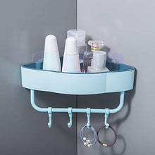 LiuliuBull W Bagno Triangolo Scaffale Perforazione Gratuita per la Perforazione del Muro di plastica del Water Angolo Multifunzionale (Color : Light Green)