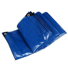 qx Telone Tenda Teloni Ombra Vele Tenda da Esterno Blu Telo Multifunzionale in Tela Cerata Resistente, 100% Impermeabile, Resistente Ai Rai Uv, con Occhielli e Bordi Rinforzati (Dimensioni: 4Mx6M),2