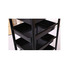 Jia He Carrello Carrello - Tool Car Beauty Salon Passeggino Rack Barber Shop Parrucchiere Tool Cart Tool Cabinet Carrello portautensili Portatile a Quattro Ruote