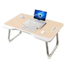 Scrivania Pigra del Computer Scrivania da Letto per Laptop per I Pasti Leggere Il Lavoro Guardare Un Film La Scrittura Tavolino da (Color : Yellow A, Size : 60 * 42 * 28cm)