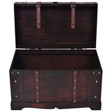 XINGLIEU Baule portaoggetti Marrone, Baule portaoggetti in Legno + truciolato, Tavolo supplementare, 66 x 38 x 40 cm
