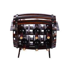 LHQ-HQ Verticale Governo del Vino Piano Wine Rack Rack Birra Calice Telaio Oak Barrel