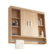 Creative LDF Armadio In Legno A Specchio Nascosto A Parete A Doppia Porta Mobile Da Cucina Bagno Balcone Con Portasciugamani Luci A Led