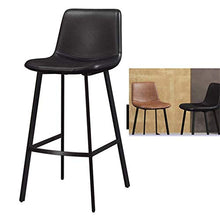 GYPPG Sgabello Bar retrò con Gamba Nera Sgabello Alto Bar Creativo Sgabello Bar Moderna