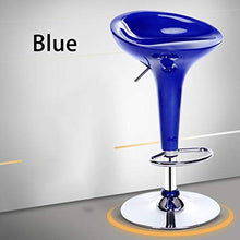 ZHJING Seggiola da Bar Sgabelli da Bar Sgabelli da Bar Sgabelli da Bar Sgabelli Alti da Bar Sgabello Alto da Bar Regolabile in Altezza (Color : Blue)