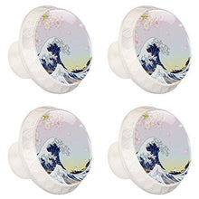 Maniglie per cassetti Manopole per cassetti Manopole rotonde Confezione da 4 per armadietto, cassetti, cassettiere, cassettiere ecc - ciliegia dell'oceano