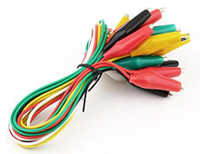 SaySure - 1set 10pcs Test Leads Alligator Double-Ended Crocodile