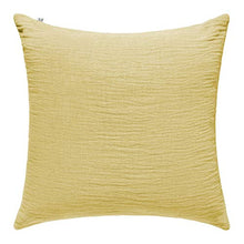 MADURA - Fodera per Cuscino Cinta 50x50 cm Giallo Piccante Soggiorno Camera da Letto Decorazione