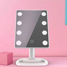 Specchio Home Portable Vanity 8-LED luci Regolabili per Il Trucco Table spogliatoio Camera da Letto per la rasatura della Camera da Letto