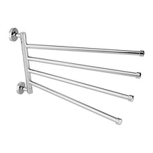 Portasciugamani Da Parete Portasciugamani Rotante a Parete In Acciaio Inox Appendiabiti a Muro Appendiabiti Organizer Home Kitchen Accessori Bagno con 4 Barre Rotanti