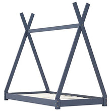 FAMIROSA Giroletto per Bambini Grigio in Legno Massello di Pino 80x160cm-3362