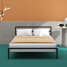 WGYDREAM Letto Struttura Letto Letto Singolo in Metallo Nero Base per Rete Solida Montaggio Facile per Ampio Spazio di Archiviazione per Adulti, 140 X 200 Cm