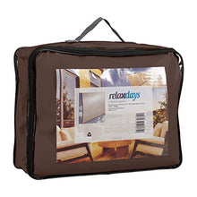 Relaxdays, Marrone Tenda a Vela Quadrata, Idrorepellente, Anti UV, con Corde di Supporto, Terrazza, Giardino, LxP: 3x3 m