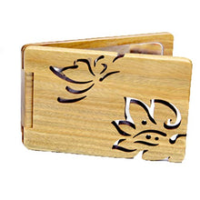 WM Specchio Il Trucco dello Sperma, Specchio Pieghevole di Sandalo Verde, Piccolo Specchio di Legno di Sandalo, Specchio Piccolo di Legno Portatile mirror-10.20
