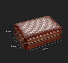 DPLQX Humidor per sigari ammezzati, sigari armadi con igrometro e umidificatore Finestra di Vetro Trasparente Legno Cedro Durevole Viaggi e trasporti,Black_205x130x70mm/8x5x3in