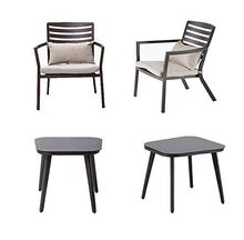 XinQing-Divano Pigro Sedia per Il Tempo Libero Brown Sedia Lazy Sofà Creativo Fashion Chair Balcony Office Garden Courtyard Un Tavolo Due sedie 66 × 70,5 cm