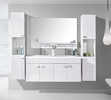 Grafica ma.ro srl Mobile Bagno LAVABO 2 Rubin. W. Elegance Rosa Chiaro ARREDO Bagno Completo 120 CM
