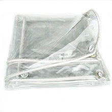 YJFENG Telo Trasparente da 0,3 Mm, Copertura in Plastica in PVC Resistente, A Prova di Vento A Prova di Polvere con Occhiello in Metallo per Tende da Balcone, Pergola (Color : Chiaro, Size : 3X3M)