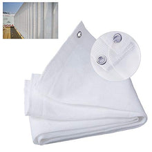 WXQIANG Bianco Rettangolo Parasole Sail Tenda con l'80% UV Blocco e passacavi, Patio Yard Pergola Ombra Net Antivento e Traspirante Protezione Solare, Isolamento Termico (Size : 1×2M)