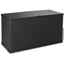 Festnight Baule Rettangolare in PP Antracite Impermeabile da Giardino/Patio/Balcone/Terrazza da Esterno 120 x 56 x 63 cm 420 L
