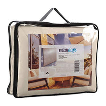 Relaxdays, Beige Tenda a Vela Rettangolare, Idrorepellente, Anti UV, Corde di Supporto, Terrazza e Giardino, LxP: 2x4 m, 2 x 4 m