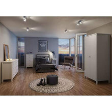 Steens 3740010050000F Comodino Tromso, Legno, Bianco