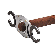 AUEDC Acciaio Inossidabile Cigar Cutter, Portatile dell'Acciaio Inossidabile Cigar Cutter Doppia Lama, Sigaro Strumento Sigaro ghigliottina per Migliori sigari Scelta Multipla,D