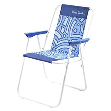 Pierre Cardin, Celeste, Linea Aruba, Spiaggina Pieghevole Aries, Mare giradino, 53x43x75
