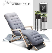 SHUAIIJUAN Sedia per il tempo libero domestico Folding Prato Lounge sedie a sdraio da giardino Sedie Sdraio reclinabili for le gambe Giardino Patio Camping Piazza acciaio con cuscino 200KG Capacità -