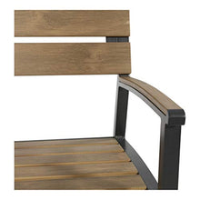 LLiving - Panchina in Legno di Polywood, Effetto Teak Peso di Trasporto: 200 kg.