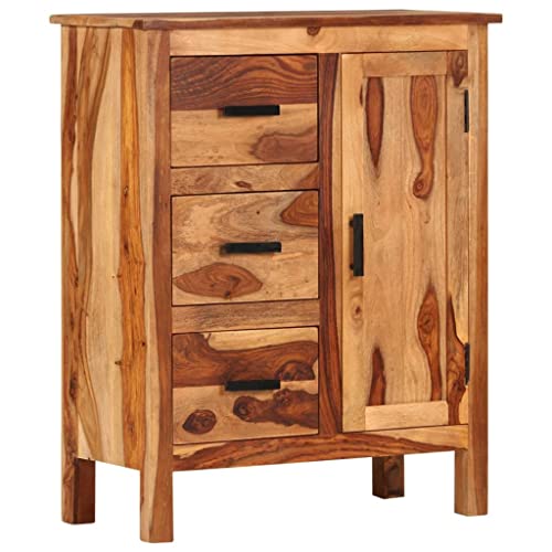 vidaXL Legno Massello di Sheesham Credenza Madia Armadietto Mobile Consolle