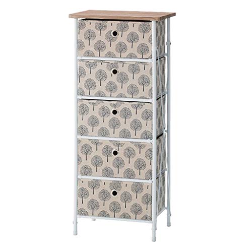 Lw Shelf 3/4/5 cassetto dell'organizzatore di immagazzinaggio, Ferro Panno Telaio cassetto dell'Armadio immagazzinaggio del cassetto, for Appartamento, camere, Soggiorno, ingressi (Size : 40×30×93cm)