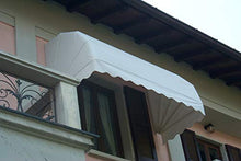 TESSILMARE Tessuto Poliestere Monospalmato per Teli da Esterno di Piccole Medie Dimensioni Trattamento Impermeabile Protezione UV Made in Italy Rotolo 10 m Altezza 1.80 m Blu Navy