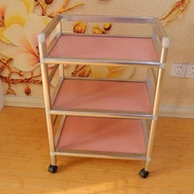 Carrelli portaoggetti Carrello Medico Strumento Di Bellezza Parrucchiere Carrello In Acciaio Inox Medico Medico Carrello For Unghie Carrello A Tre Livelli Rack Multi-funzione I will take action now