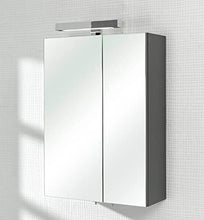 Pelipal 311 Mainz Armadietto a Specchio Rio, Legno, Antracite Lucido, Breite 50 cm, Höhe 70 cm
