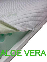 Mail2Mail - Coprimaterasso ipoallergenico con 4 zip laterali, dotato di sistema Aloevera Easy Clean, disponibile in tutte le misure e altezze, ideale per proteggere il materasso, pelle, 160 x 200 cm