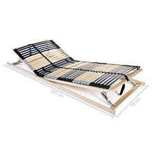 Tidyard 2 pz Reti a Doghe Alzabile per Letto Singolo 7 Zone con 42 Doghe in Legno 70x200 cm,Doghe per Letto Singolo Alzabili 70x200 cm,Rete per Letto Singolo Alzabile 70x200 cm