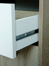 Inter Link Comò Truciolare, Decoro Sonoma Rovere, Bianco