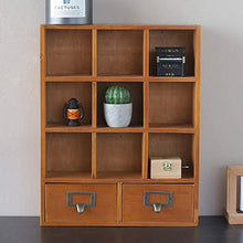 WXX Nove Griglie e Due di pompaggio Solido Bagagli Legno cassetto Governo di Legno, Dimensione: 42.5x33.3x10cm