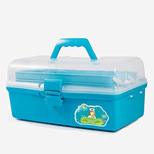 ZSH Medicina di Sicurezza, 3 Strati Portatile Multifunzionale Medicina Box First Aid Box Storage Box for Home Office 33.5 × 18 × 16 Centimetri